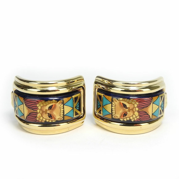 HERMES Blue Earrings - Picture 1 of 8